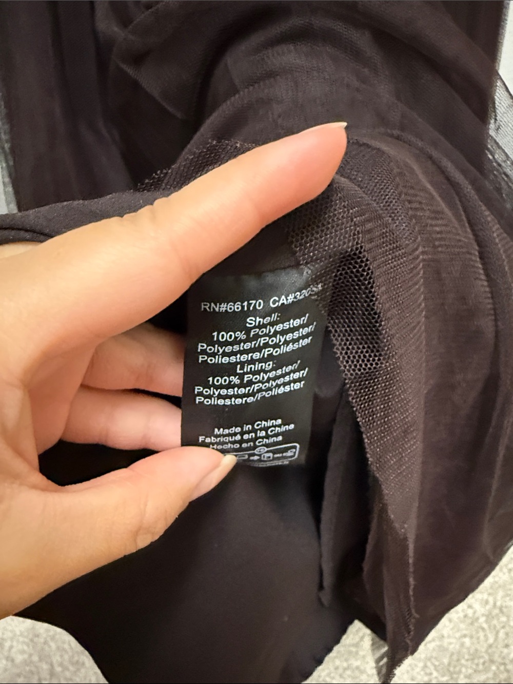 Hutch Brown Tulle Maxi Dress - Picture 9 of 10